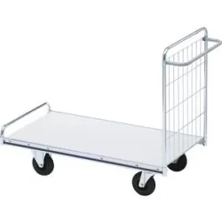 Plattformwagen SERIE 300, Tragfähigkeit 300 kg, LxBxH 1790 x 650 x 1030 mm, ab 5 Stk HelgeNyberg