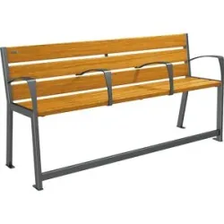 Mittelarmlehne SILAOS®, für Senioren, Gesamtlänge 300 mm PROCITY
