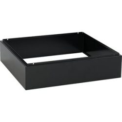 kaiserkraft Sockel geschlossen für Spindserie Fydor, schwarz, Breite 600 mm
