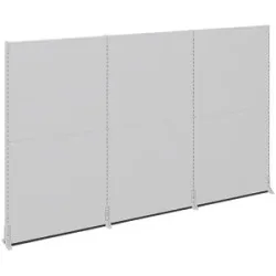 kaiserkraft Akustik-Stellwand, Büro/Industrie, Einzel-Stellwände, LxBxH 3030 x 276 x 2000 mm