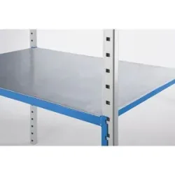 Stahlboden-Auflage, für Rohrboden-Steckregal, VE 2 Stk, BxT 960 x 795 mm Manorga