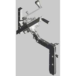 kaiserkraft Rollenwender manuell, Tragfähigkeit max. 40 kg, Ø 76 mm
