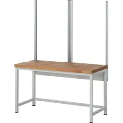 System-Stützensatz, 4 System-Stützen, für Werktisch-Breite 1500 mm RAU