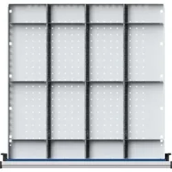 Trennbleche für Schubladenschränke, für Schrankbreite 760 mm, für Schubladenhöhe 90 - 150 mm ANKE