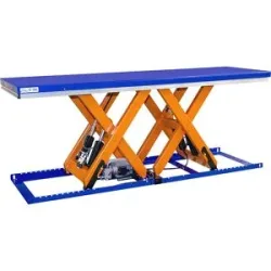 Tandem-Scherenhubtisch, Hubbereich 200 - 1020 mm, Tragfähigkeit 4000 kg Edmolift