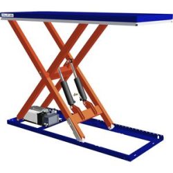 Kompakt-Hubtisch, Tragfähigkeit 1000 kg, Plattform LxB 2000 x 800 mm, Hubbereich 200 - 1500 mm Edmolift