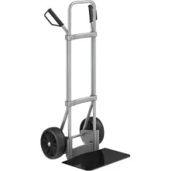 Sackkarre, verzinkt, Schaufel-BxT 450 x 350 mm, schwarz, Vollgummibereifung, ab 5 Stk eurokraft pro