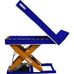 Hub-Neigetisch LTT 750, Plattform- LxB 1200 x 550 mm, Tragfähigkeit 750 kg Edmolift