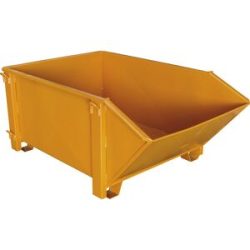 Schüttmulde, mit Rundhalsösen, Volumen 2000 l, reinorange Eichinger