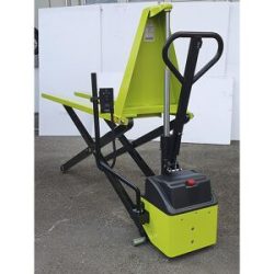 Scherengabelhubwagen, elektrohydraulisch mit Niveauregulierung, Tragfähigkeit 1000 kg, Gabellänge 1500 mm Pramac