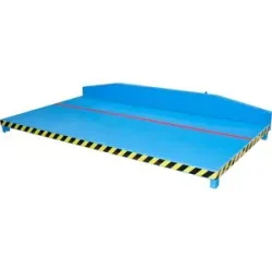 Restgitter-Palette RGP, LxBxH 1540 x 2500 x 375 mm, lichtblau eurokraft pro