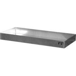 Edelstahl-Palettenwanne, für Kleingebinde, 69 l, LxBxH 1200 x 600 x 120 mm, ab 3 Stk eurokraft pro