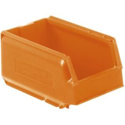 kaiserkraft Sichtlagerkasten aus Polypropylen, LxBxH 250 x 148 x 130 mm, VE 32 Stück, pastellgelb