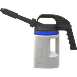 kaiserkraft PE-Universalabfüllkanne LubriFlex, mit 2 Ausläufen, Volumen 2 l, ab 5 Stk