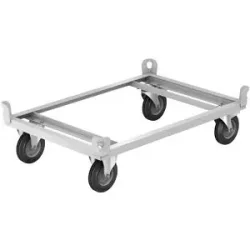 ESD-Fahrgestell, Tragfähigkeit 500 kg, Ladehöhe 280 mm eurokraft pro