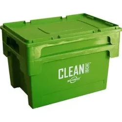 Kleinteilereiniger CLEAN BOX, Füllmenge max. 50 l, mit Deckel und Tauchkorb, ab 2 Stk Bio-Circle