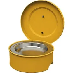 kaiserkraft Kleinteilereiniger mit Erdungsanschluss, Stahl, beschichtet, Inhalt 2 l