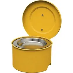 kaiserkraft Kleinteilereiniger mit Erdungsanschluss, Stahl, beschichtet, Inhalt 4 l