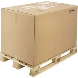 Exportbox, wasserabweisend, LxBxH 1200 x 800 x 1000 mm, 1 Europalette, ab 100 Stk ratioform terra