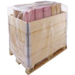 Abdeckhaube, für Europalette, VE 10 Stk, LxBxH 1250 x 850 x 1800 mm, Farbe transparent ratioform