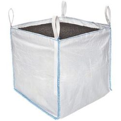 Big Bag, LxB 900 x 900 mm, Tragfähigkeit 1000 kg, weiß ratioform