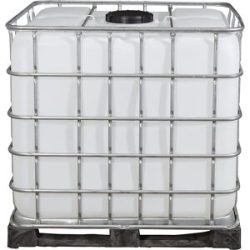 kaiserkraft IBC-Container RECOBULK, Volumen 1000 l, auf PE-Palette, NW Öffnung 225 mm / NW Auslauf 80 mm