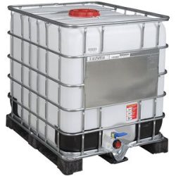 kaiserkraft IBC-Container RECOBULK, UN-Zulassung, Volumen 1000 l, auf PE-Palette, NW Öffnung 225 mm / NW Auslauf 50 mm