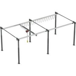 Portalkransystem ErgoLine®, mit Elektrokettenzug, TF 500 kg, Breite 5,8 m Vetter