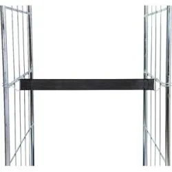 Elastikspannband, 2 Drahthaken, schwarz eurokraft basic