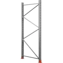 kaiserkraft Stützrahmen für Palettenregal Space, verzinkt, HxT 1500 x 1100 mm, Traglast 9000 kg