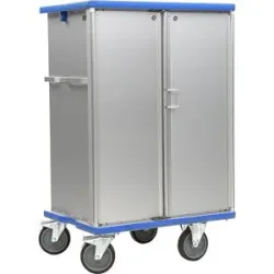 kaiserkraft Modulschrankwagen G®-CUP ISO E, mit 18 Paar Schienen, LxH 725 x 1545 mm