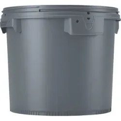 kaiserkraft Click Pack Container UN-Y, grau, Höhe 270 mm, Volumen 15 l