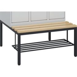 kaiserkraft Schuhrost aus Vierkantrohr, Stahl, schwarzgrau, Classic PLUS, B 900 mm