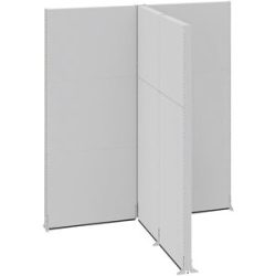 kaiserkraft Akustik-Stellwand, Industrie, Komplettmodule, LxBxH 2656 x 2131 x 3000 mm