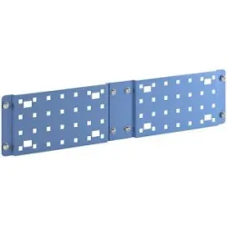 kaiserkraft Lochblech CustomLine für Dokumentenhalter, für Montage-/ Etagenwagen, lichtblau RAL 5012