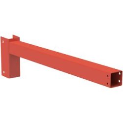 kaiserkraft Kragarm, blutorange RAL 2002, Kragarm-Länge 1000 mm