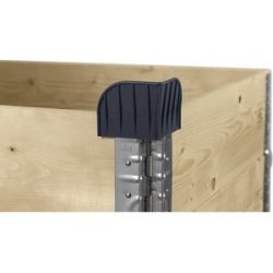kaiserkraft Stapelecken, für Holzaufsatzrahmen, VE 20 Stk, 100% recycelt