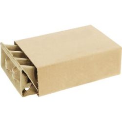 Fixierverpackung L-Box, mit Faserform, Premium, LxBxH 205 x 148 x 73 mm, VE 10 Stk ratioform terra