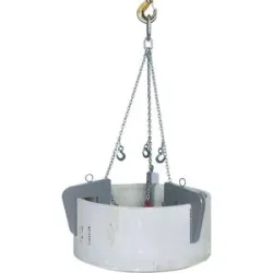 Schachtringgehänge, Greifbereich 100 - 230 mm, Tragfähigkeit 5000 kg, mit 2,90 m Kette Eichinger