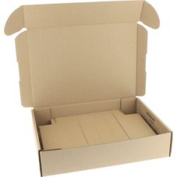 kaiserkraft Fixierverpackung, aus Wellpappe DHL-Kleinpaket, Innenmaße 332 x 242 x 75 mm, VE 35 Stk, ab 6 VE