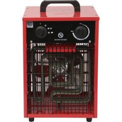 kaiserkraft Industrie-Heizlüfter, 5000 W, LxBxH 250 x 250 x 410 mm