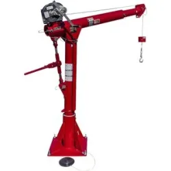 Davit-Kran, tragbar, Hubhöhe max. 2159 mm, Tragfähigkeit 540 kg Thern