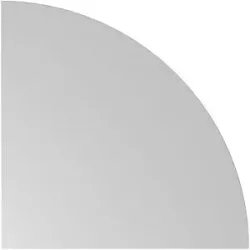 Verkettung, Eckplatte 90°, 800 x 800 mm, lichtgrau eurokraft pro