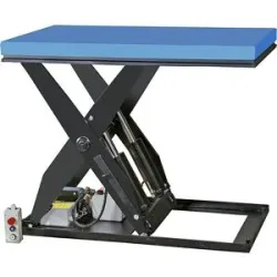 kaiserkraft Kompakt-Hubtisch, Plattform LxB 1300 x 800 mm, Tragfähigkeit 2000 kg, Betriebsspannung 230 V
