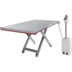 Flachform-Hubtisch, Baureihe G, Tragfähigkeit 1500 kg, Hubbereich 90 - 850 mm, LxB 1600 x 900 mm, 400 V Drehstrom Flexlift