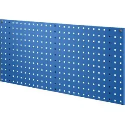 Lochplatte für Werkzeughalter, Länge 1029 mm, enzianblau eurokraft pro
