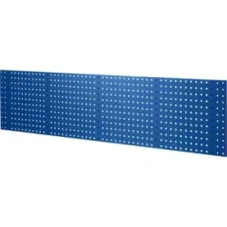 Lochplatte für Werkzeughalter, Länge 2019 mm, enzianblau eurokraft pro
