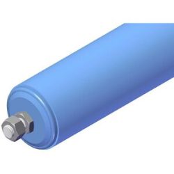Kunststoff-Tragrolle, Rollen-Ø 63 mm, Gewindeachse M 12 x 20, Länge 800 mm Gura