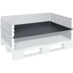 kaiserkraft Zwischenlagen, für Aufsatzrahmen aus Kunststoff, LxB 1200 x 800 mm