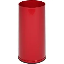 Schirmständer, Höhe 610 mm, Vollblech, verzinkt, feuerrot RAL 3000 VAR